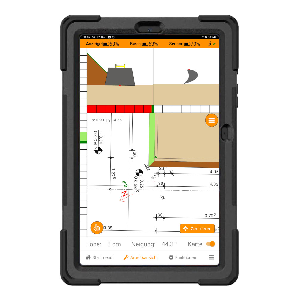 EXCAV Pilot - GPS/ GNSS Assistenzsystem